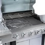 Monster Grill - 5 Burner Gas BBQ Grill with 2 Side Burners - Stainless Steel
