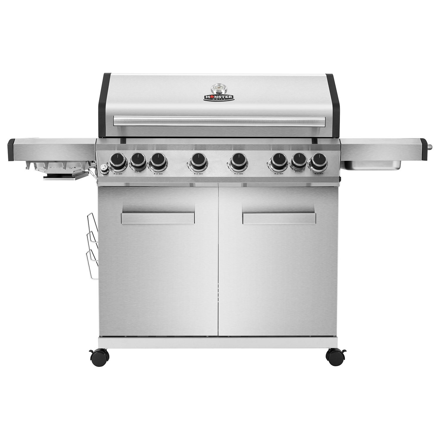 Monster Grill 6 Burner Stainless Steel BBQ