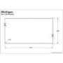1.5 Bowl Inset Stainless Steel Kitchen Sink with Reversible Drainer - Rangemaster Michigan 950mm