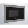 Refurbished Beko MGB25332BG Built In 25L 900W Microwave Oven &amp; Grill Stainless Steel