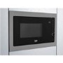 Refurbished Beko MGB25332BG Built In 25L 900W Microwave Oven & Grill Stainless Steel