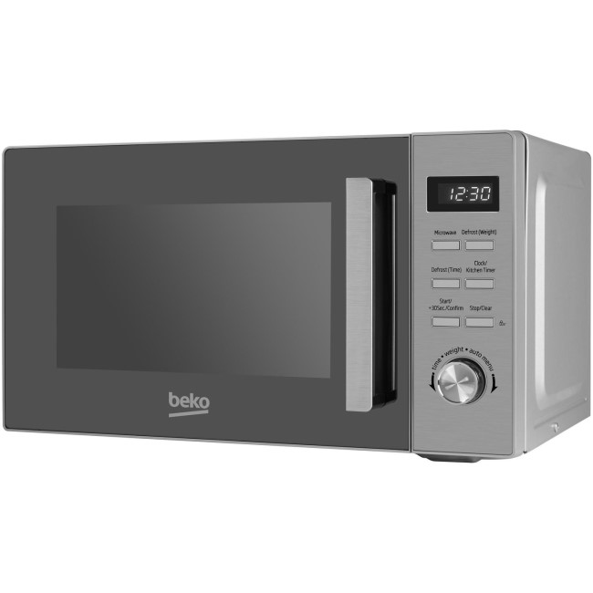 GRADE A2 - Beko MGF20210X 800W 20L Microwave & Grill - Stainless Steel