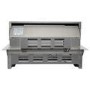 Monster Grill - 4 Burner Integrated Gas BBQ Grill - Stainless Steel