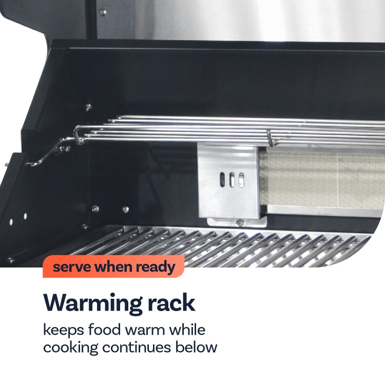 Monster Grill 4 Burner Built-In Gas BBQ - Black