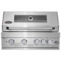 Monster Grill 4 Burner Built-In Gas BBQ - Stainless Steel 