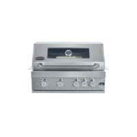 Monster Grill 4 Burner Built-In Gas BBQ - Stainless Steel 