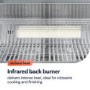 Monster Grill 4 Burner Built-In Gas BBQ - Stainless Steel 