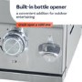 Monster Grill 4 Burner Built-In Gas BBQ - Stainless Steel 