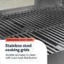 Monster Grill 4 Burner Built-In Gas BBQ - Stainless Steel 