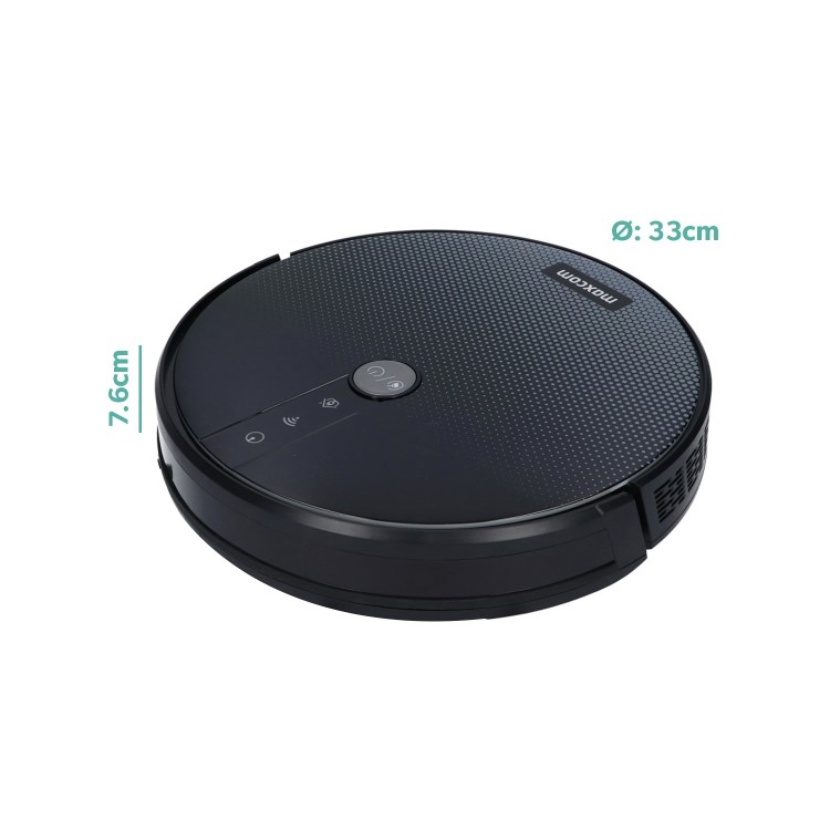 MH11 Maxcom 1800Pa Robot Vacuum Cleaner with Intelligent Floor Carpet Sweeping and Mopping