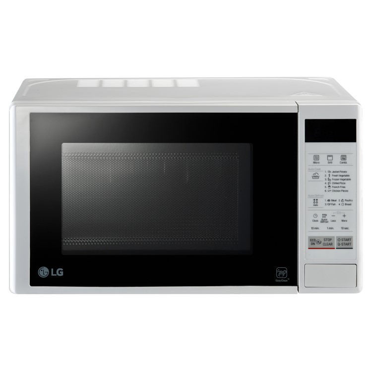 LG MH6042DW 20L 700W Freestanding Microwave Oven With Grill White