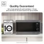 LG MH6336GIB 23L 1000W NeoChef Microwave Oven with Grill – Black  Smart Inverter Technology Grill Function Even Cooking & Fast Defrost Countertop Microwave for Modern Kitchens