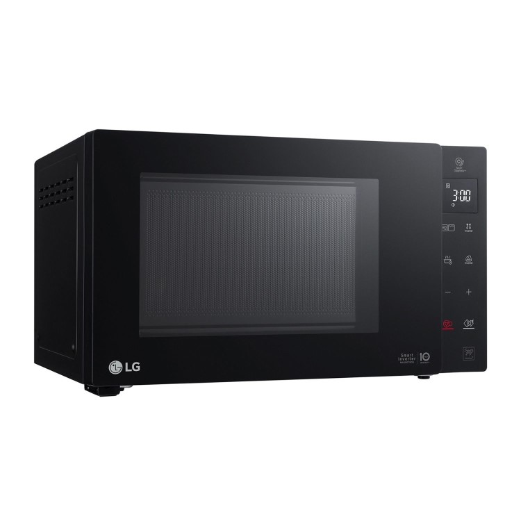 LG MH6336GIB 23L 1000W NeoChef Microwave Oven with Grill – Black  Smart Inverter Technology Grill Function Even Cooking & Fast Defrost Countertop Microwave for Modern Kitchens