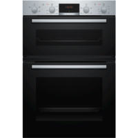 Refurbished Bosch MHA133BR0B 60cm Double Built In Electric Oven Stainless Steel Refurbished Bosch MHA133BR0B 60cm Double Built In Electric Oven Stainless Steel