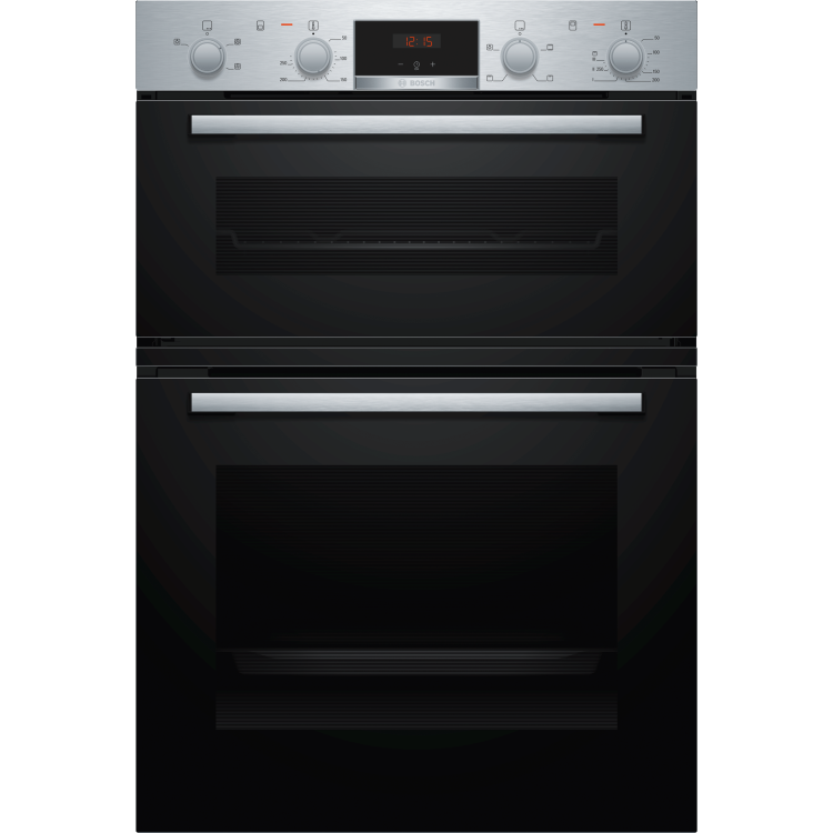 Refurbished Bosch MHA133BR0B 60cm Double Built In Electric Oven Stainless Steel