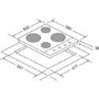 Matrix MHE001SS 60cm Solid Plate Electric Hob - Stainless Steel