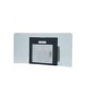 Montpellier MHE900LBK 90cm Curved Glass Chimney Hood - Black