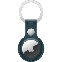 Apple AirTag Leather Key Ring - Baltic Blue Apple AirTag Leather Key Ring - Baltic Blue