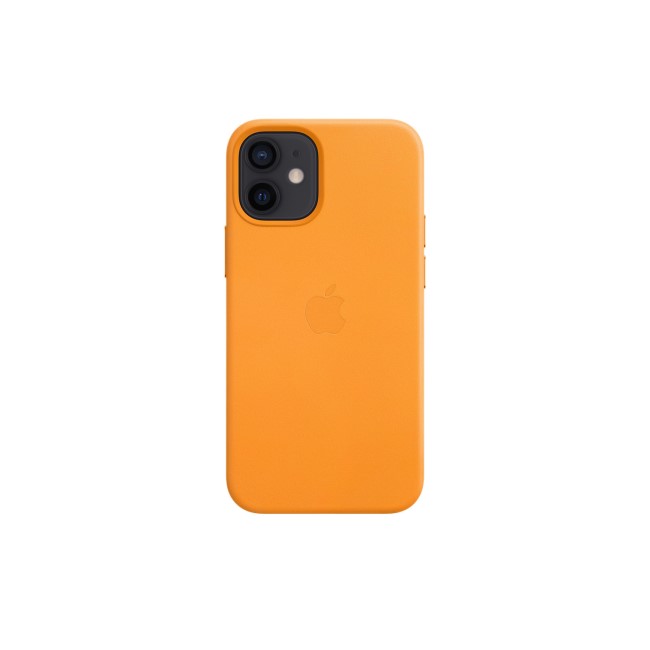 Apple iPhone 12 Mini Leather Case with MagSafe - California Poppy