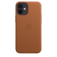 Apple iPhone 12 Mini Leather Case with MagSafe - Saddle Brown Apple iPhone 12 Mini Leather Case with MagSafe - Saddle Brown