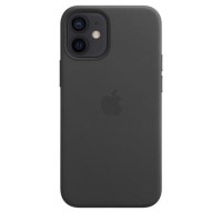 Apple iPhone 12 Mini Leather Case with MagSafe - Black Apple iPhone 12 Mini Leather Case with MagSafe - Black