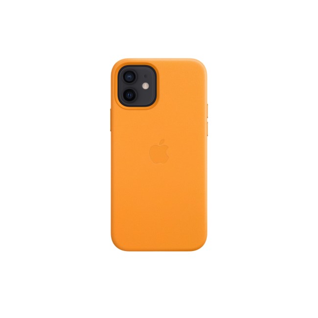 Apple iPhone 12/12 Pro Leather Case with MagSafe - California Poppy