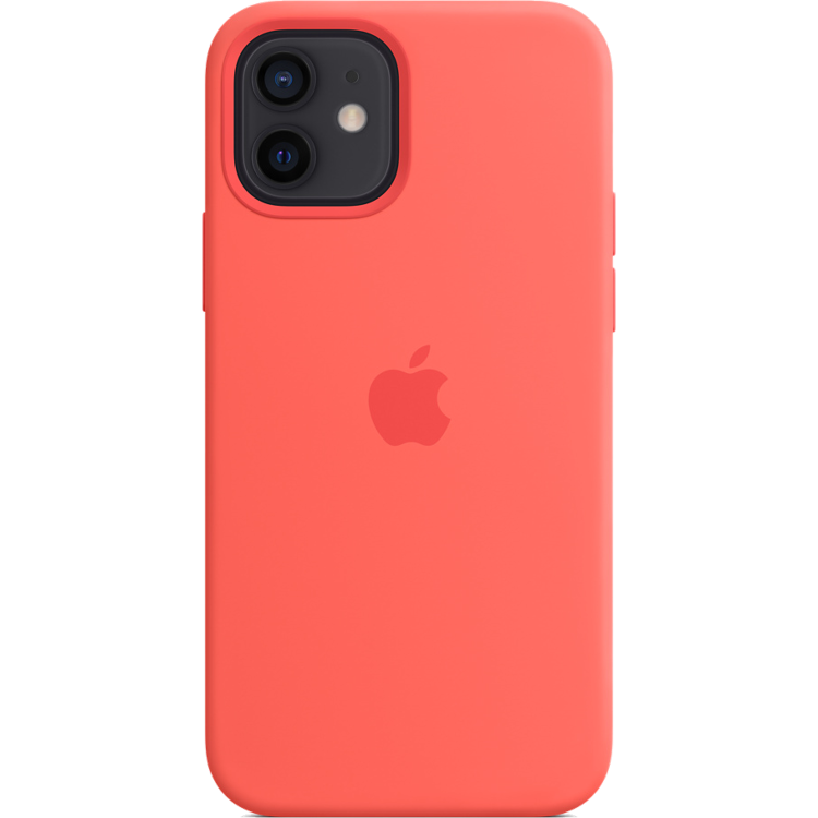 Apple iPhone 12/12 Pro Silicone Case with MagSafe - Pink Citrus