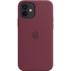 Apple iPhone 12/12 Pro Silicone Case with MagSafe - Plum