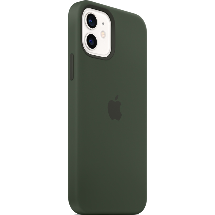 Apple iPhone 12/12 Pro Silicone Case with MagSafe - Cypress Green
