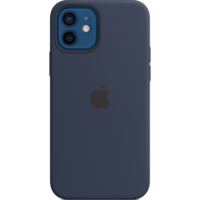 Apple iPhone 12/12 Pro Silicone Case with MagSafe - Deep Navy