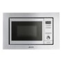 GRADE A1 - As new but box opened - Smeg MI20X-1 Cucina Built-in Stainless Steel Microwave Complete with Frame