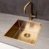 Single Bowl Copper Stainless Steel Kitchen Sink- Reginox