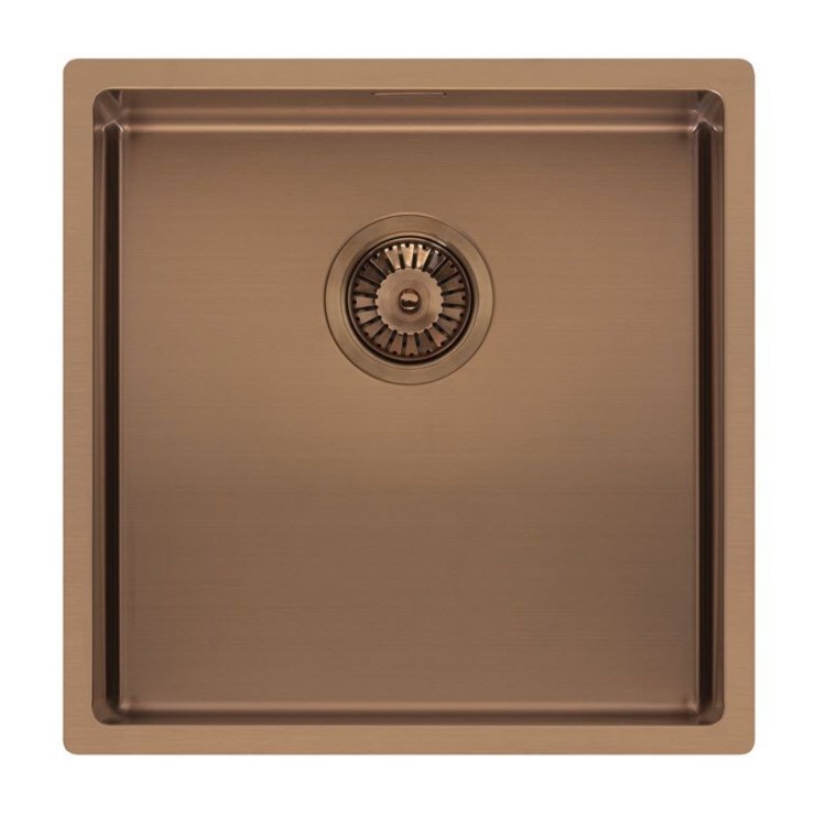 Single Bowl Copper Stainless Steel Kitchen Sink- Reginox