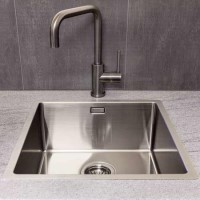 Reginox Miami Single Bowl Stainless Steel Gunmetal Kitchen Sink