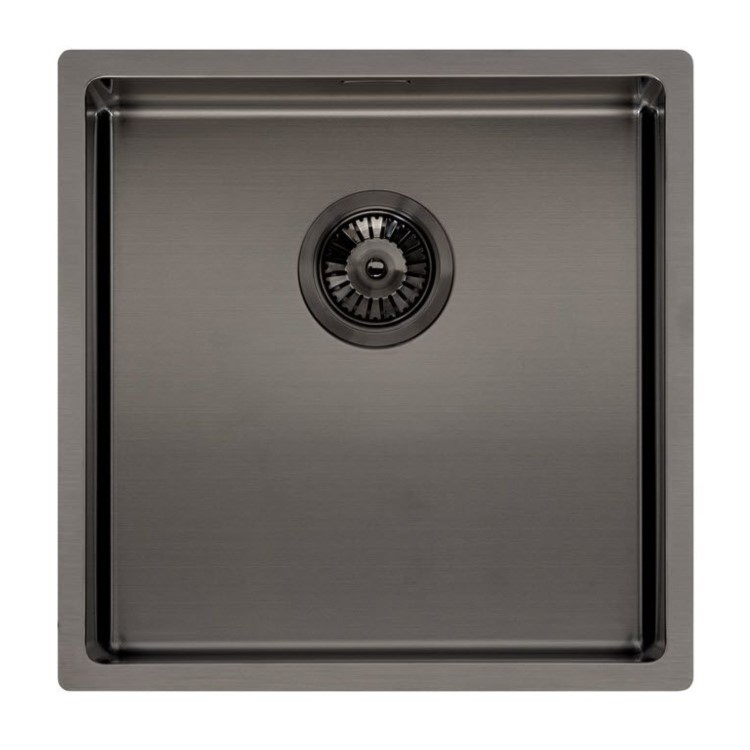 Reginox Miami Single Bowl Stainless Steel Gunmetal Kitchen Sink