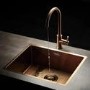 Single Bowl Copper Stainless Steel Kitchen Sink - Reginox