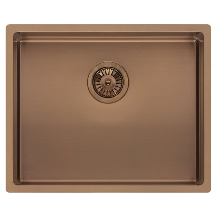 Single Bowl Copper Stainless Steel Kitchen Sink - Reginox