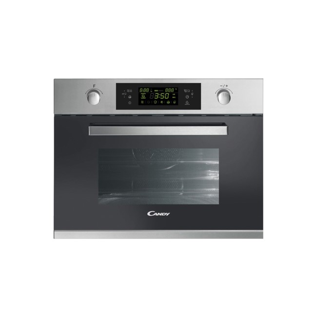 Candy 900W 44L Compact Height Built-in Microwave And Grill - Stainless Steel