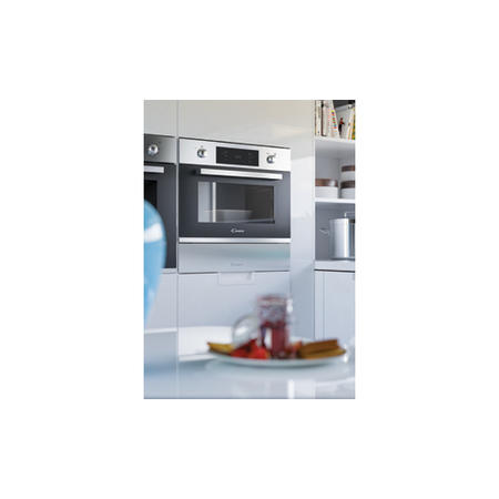 GRADE A1 - Candy MIC440VTX 900W 44L Compact Height Built-in Microwave Oven And Grill - Stainless Steel