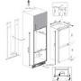 Montpellier MIFF500 Static 50/50 Integrated Fridge Freezer - White