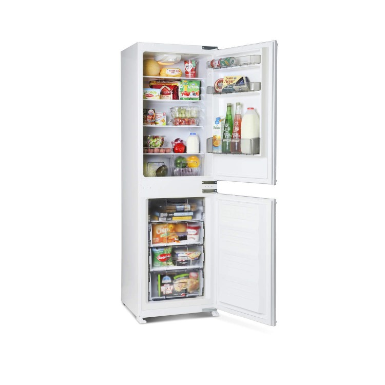 GRADE A2 - Montpellier MIFF5050F 50/50 Frost Free Integrated Fridge Freezer - White