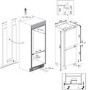 GRADE A2 - Montpellier MIFF5050F 50/50 Frost Free Integrated Fridge Freezer - White