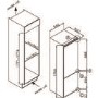 Montpellier 241 Litre 70/30 Integrated Fridge Freezer