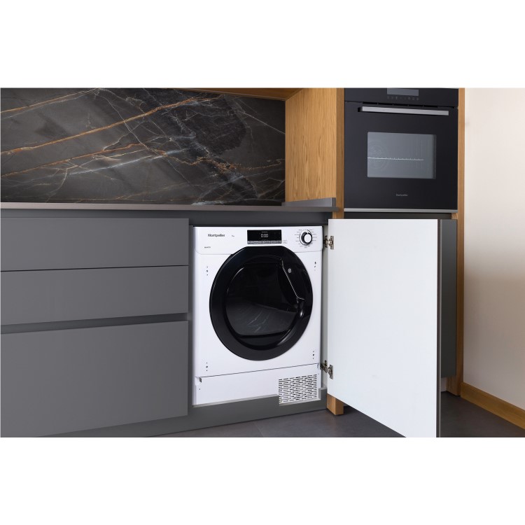 Montpellier 7kg Integrated Heat Pump Tumble Dryer - White
