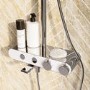 Chrome Round Thermostatic Mixer Shower Set with Bath Filler Spout - Mika