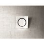 Elica MINI-IO-WH Mini iO Angled 55cm Chimney Cooker Hood White Glass