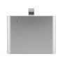 Plug & Go Wire-Free Mini Power Bank With Built In Lightning Connector 1000mAh Silver 