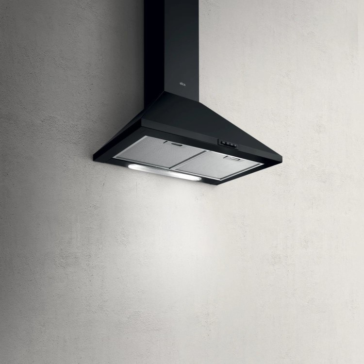 Elica Missy 60cm Chimney Cooker Hood - Black