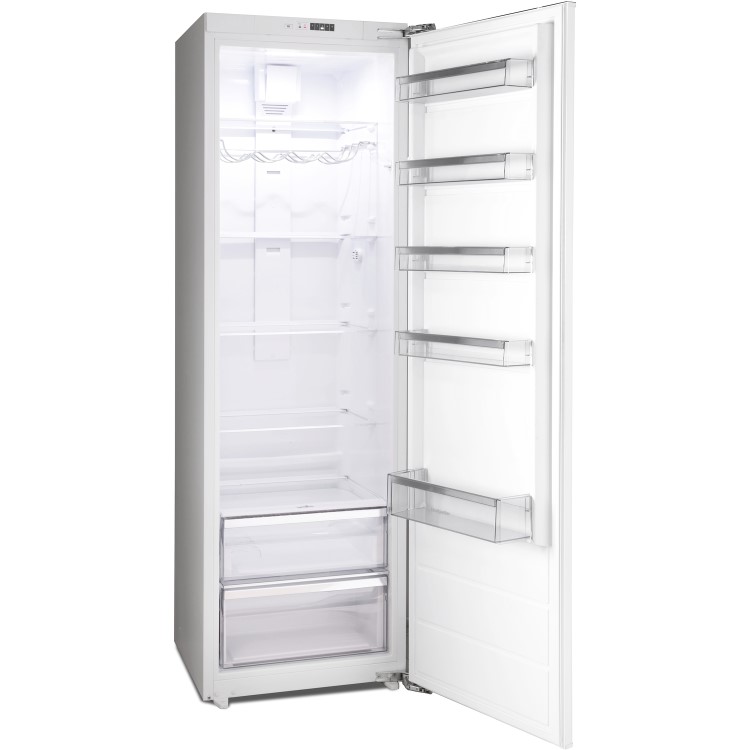 Montpellier MITL100 54cm Wide Tall Integrated In-Column Larder Fridge - White