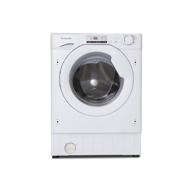 GRADE A3 - Montpellier MWBI8014 8kg 1400rpm Integrated Washing Machine - White
